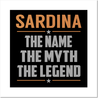 SARDINA The Name The Myth The Legend Posters and Art